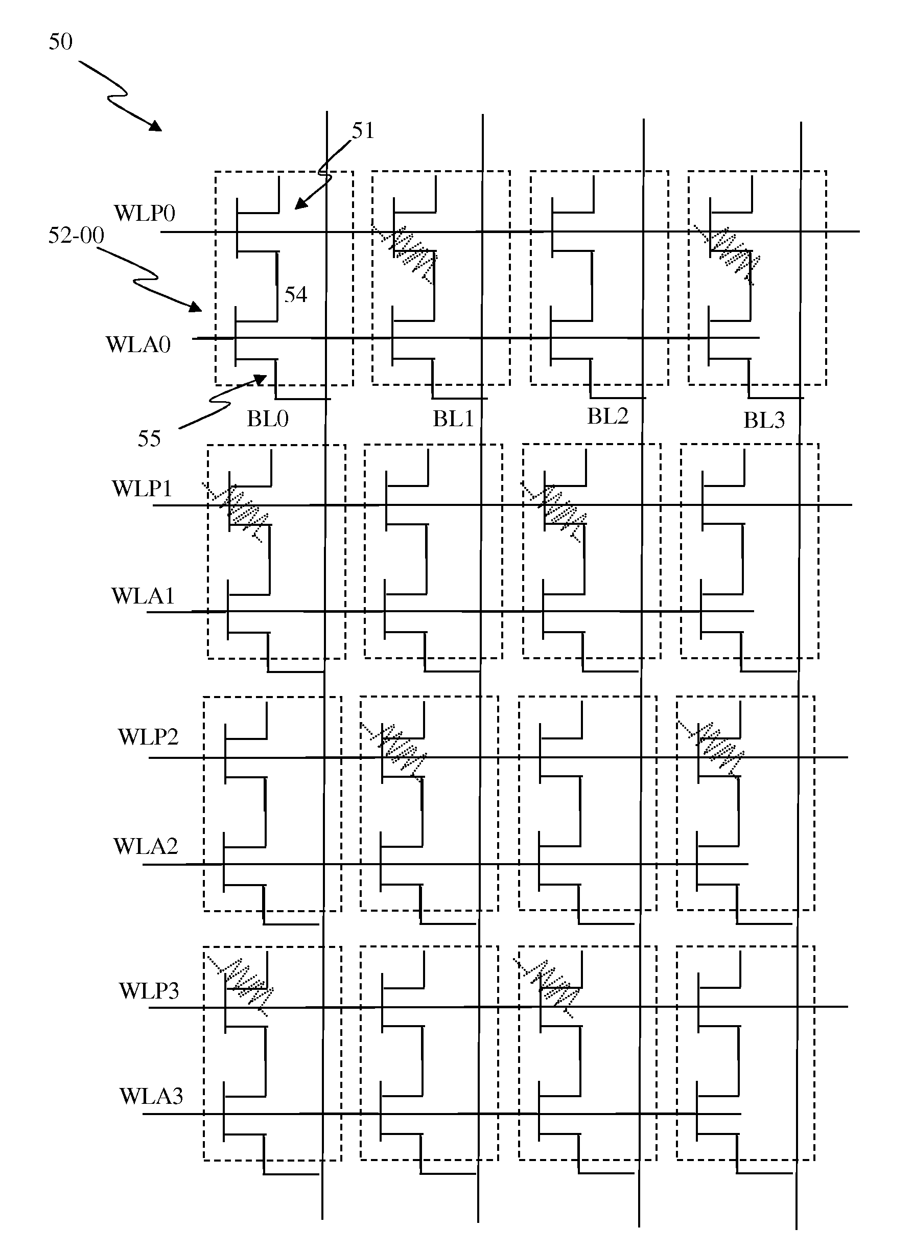 Circuit and System of Aggregated Area Anti-Fuse in CMOS Processes