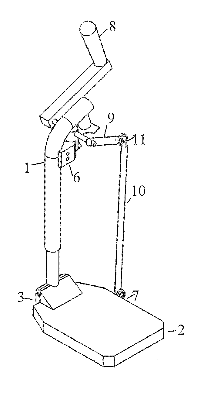 Stand-Assist Manual Wheelchair Footrest Retraction Device