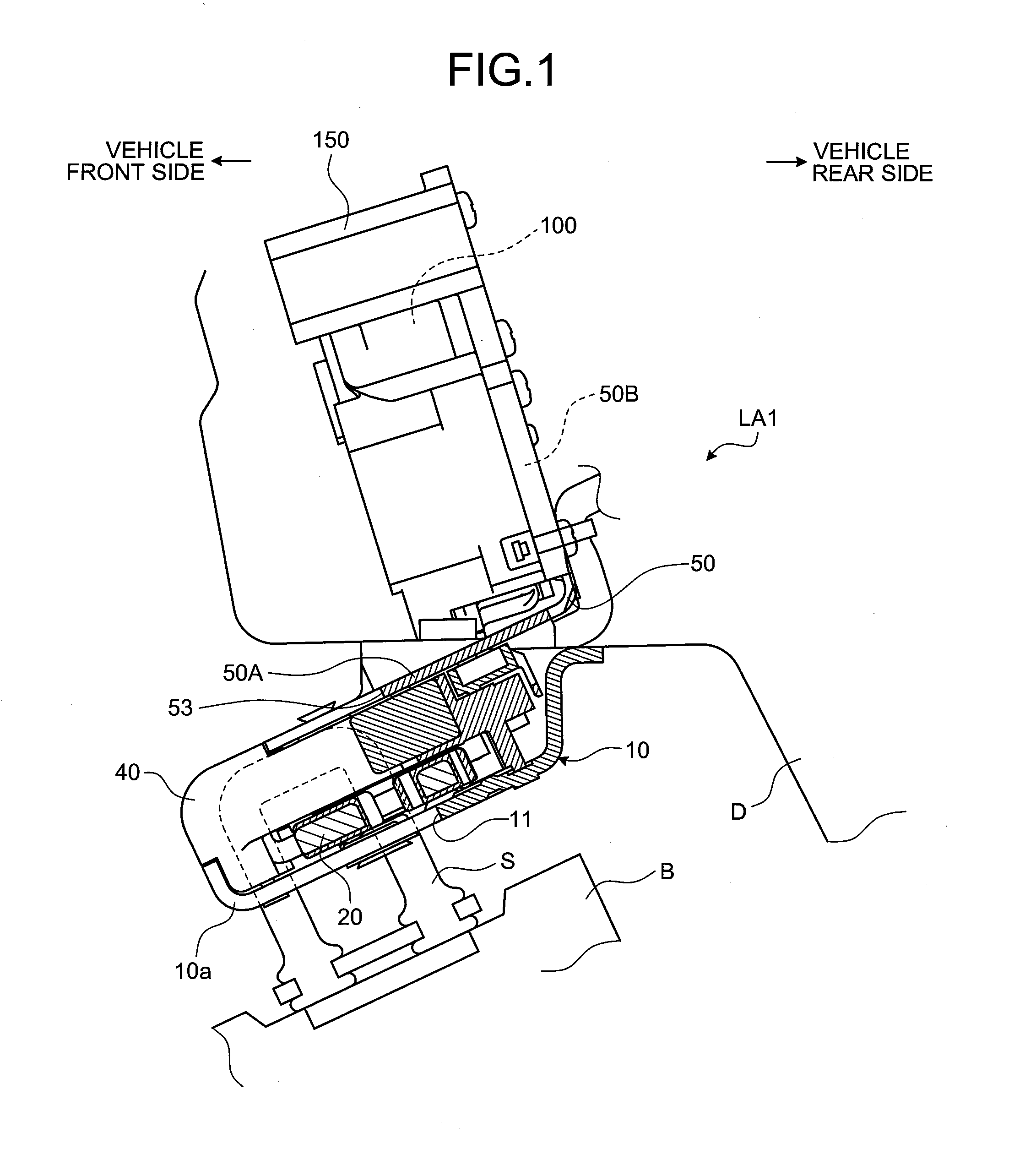 Vehicle latch device