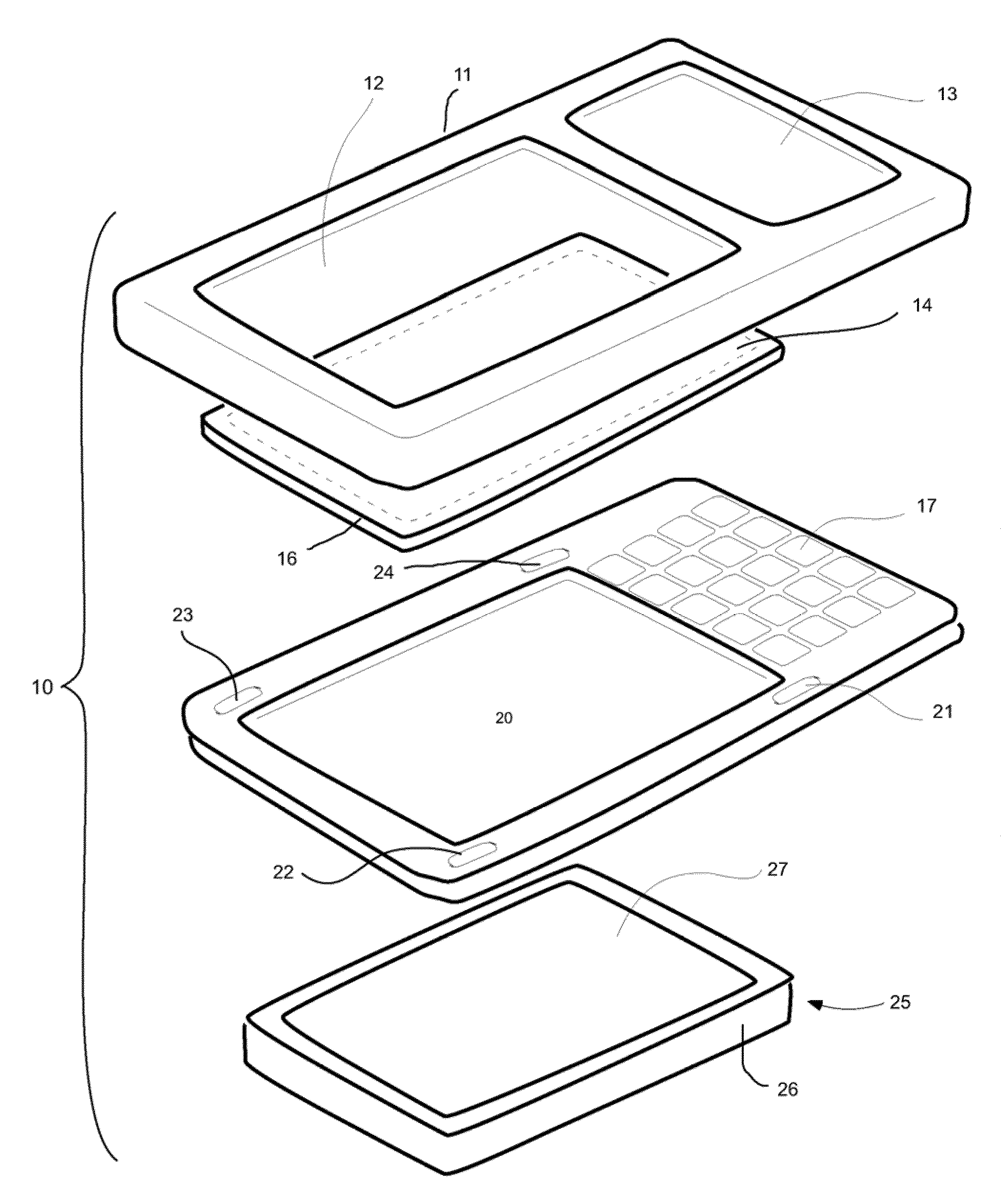 Tactile Device with Force Sensitive Touch Input Surface