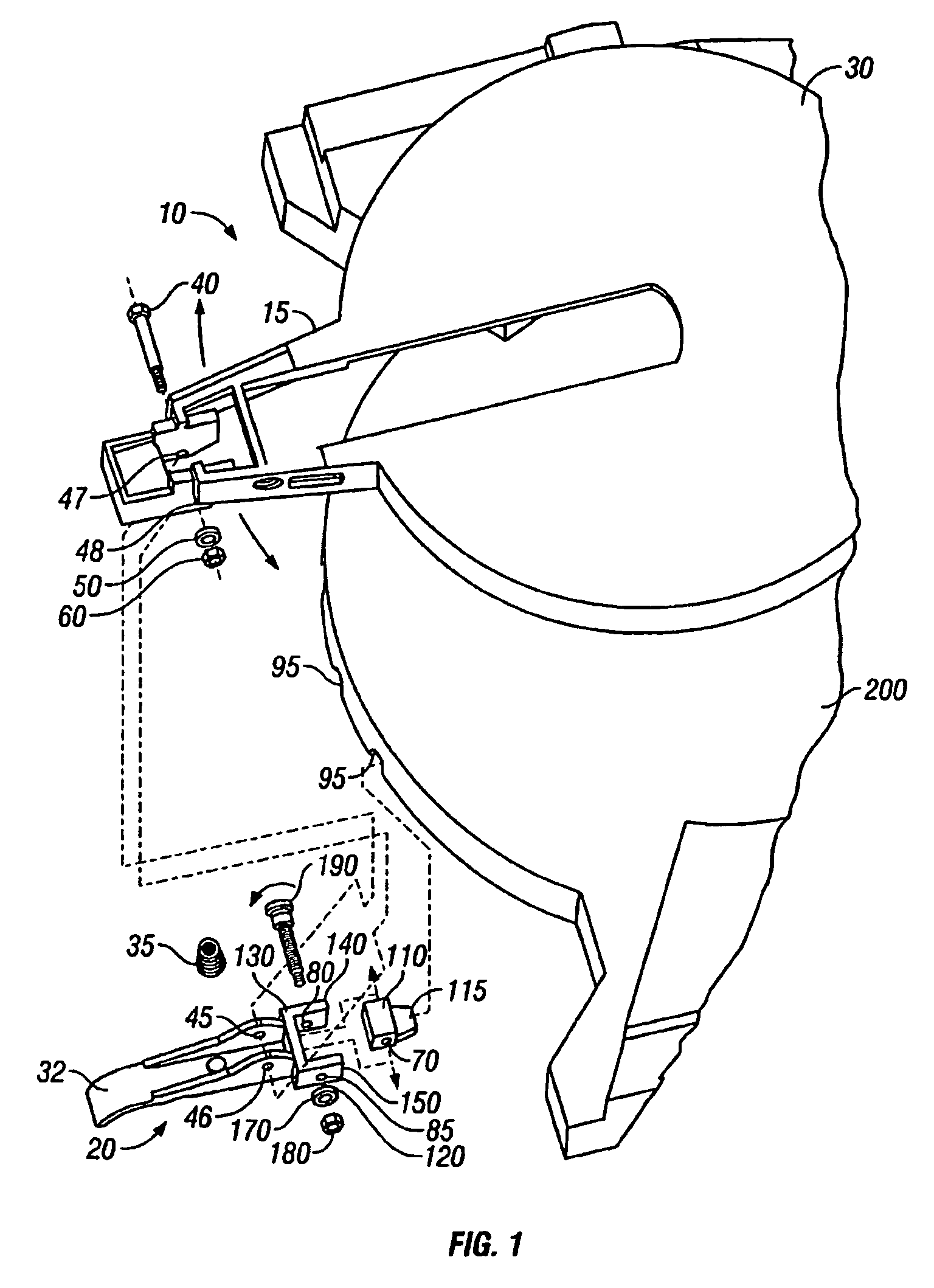 Cutting assembly having multiple turntable locking mechanisms