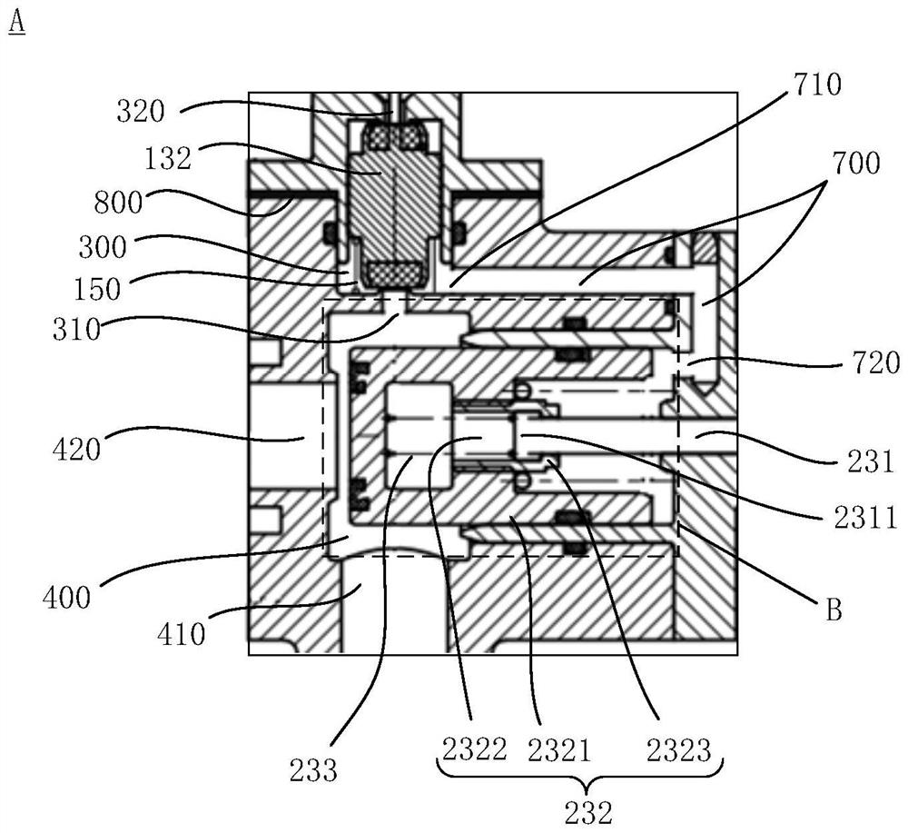 Combination valve, rocket engine and carrier rocket