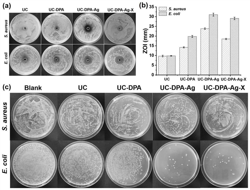 Preparation method of bacteriostatic hydrogel containing human umbilical cord mesenchymal stem cell freeze-dried powder