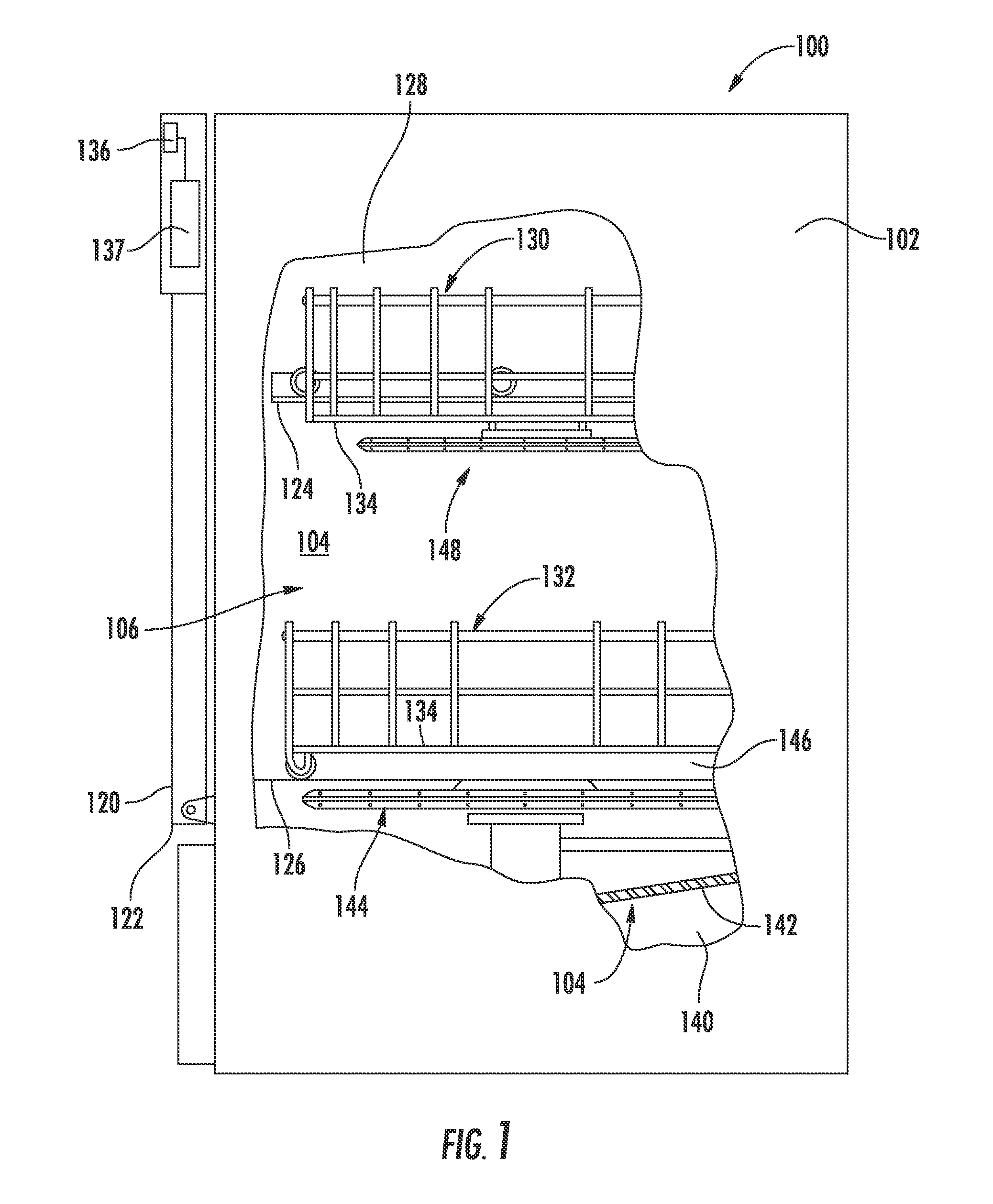 Flow rate sensor and related dishwasher