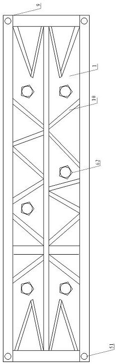 Flatness control device and method for machining flange plate of steel roof beam