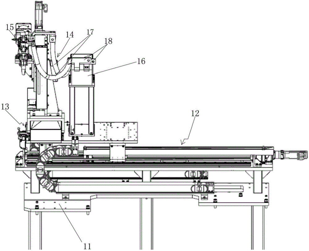 Multi-axis automatic welding device