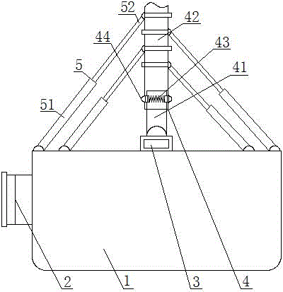 Projector with projection angle capable of being conveniently adjusted