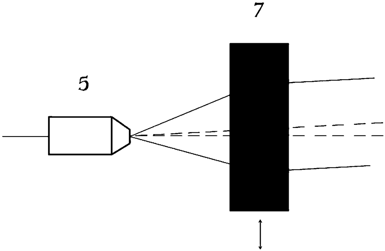 High-precision on-line measuring and adjusting device for holographic grating period