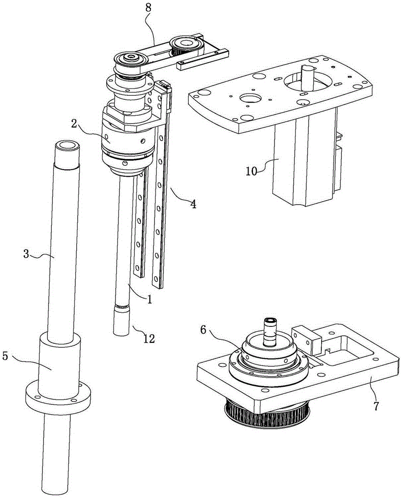 Novel ZR shaft assembly of horizontal multi-joint manipulator
