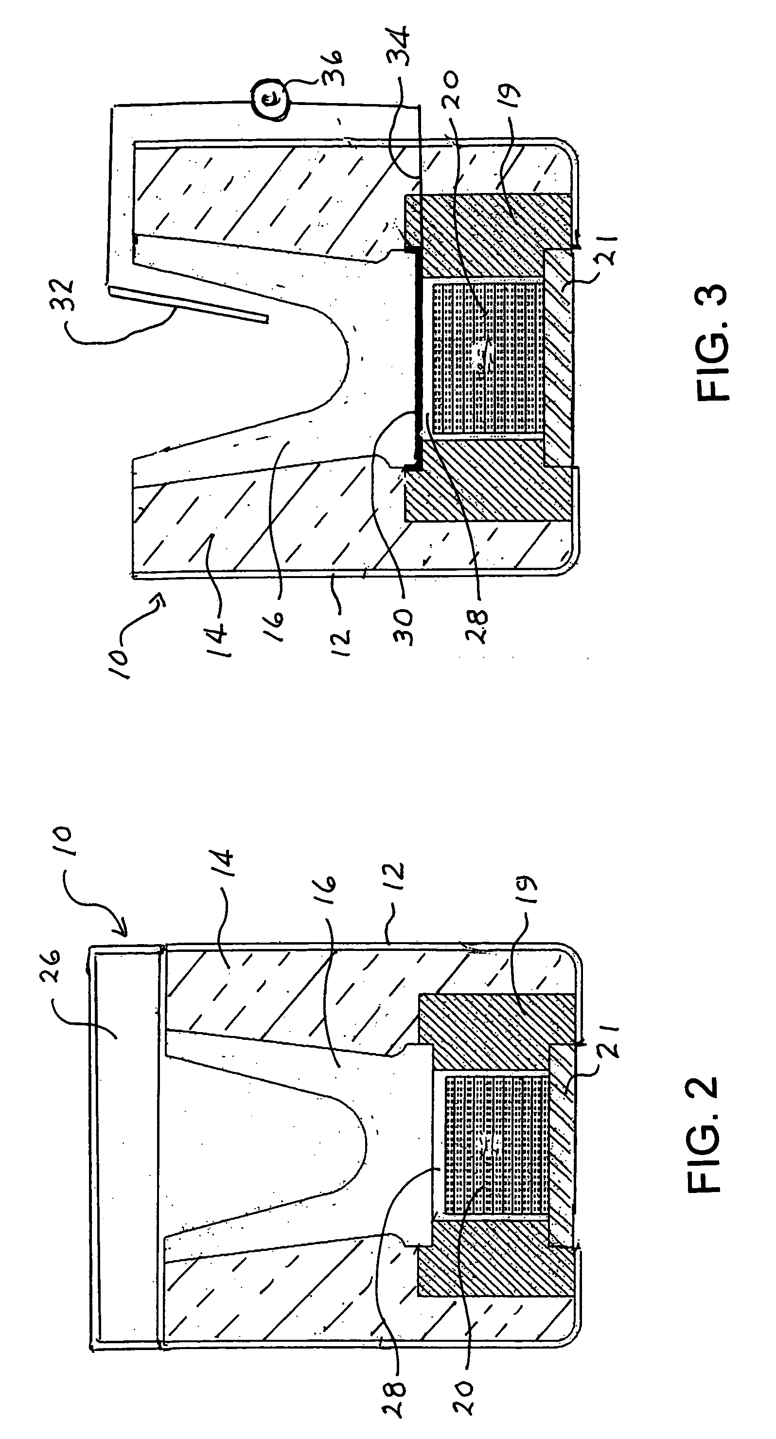 Heated trough for molten metal