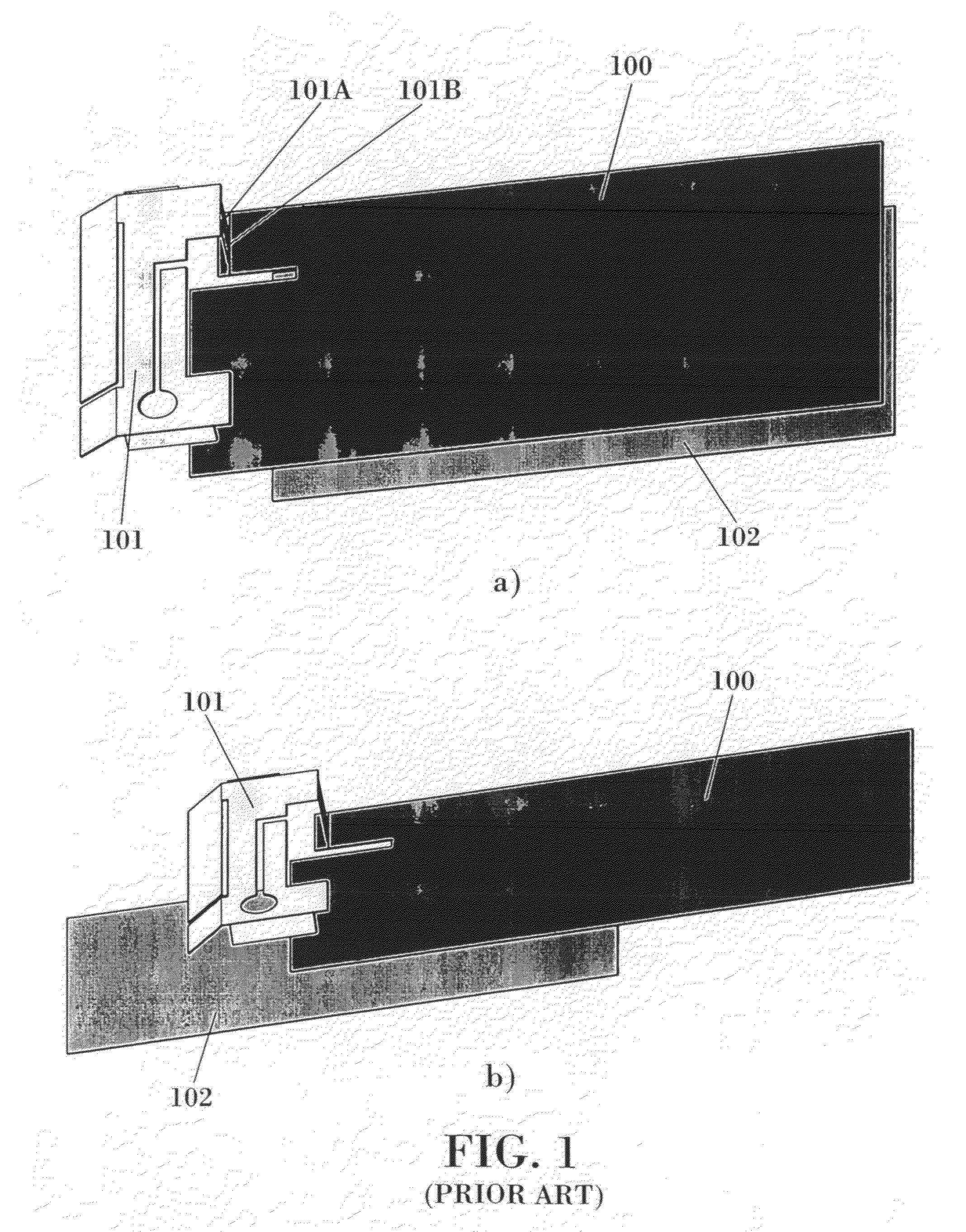 Handheld device with two antennas, and method of enhancing the isolation between the antennas