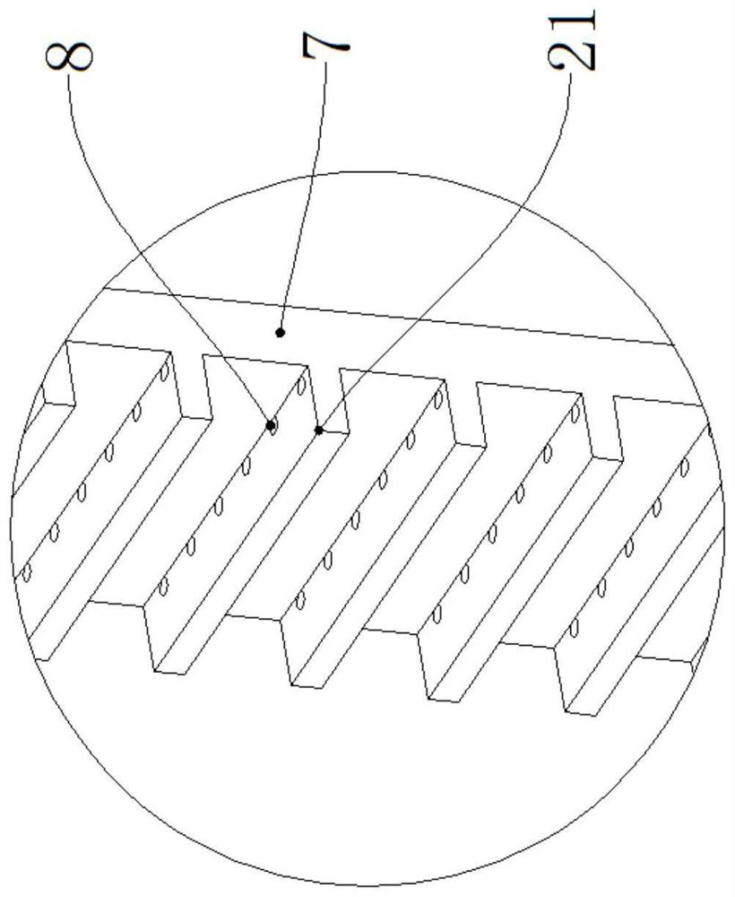 Automatic sand and slag separation system for sand mold casting and slag and sand separation method