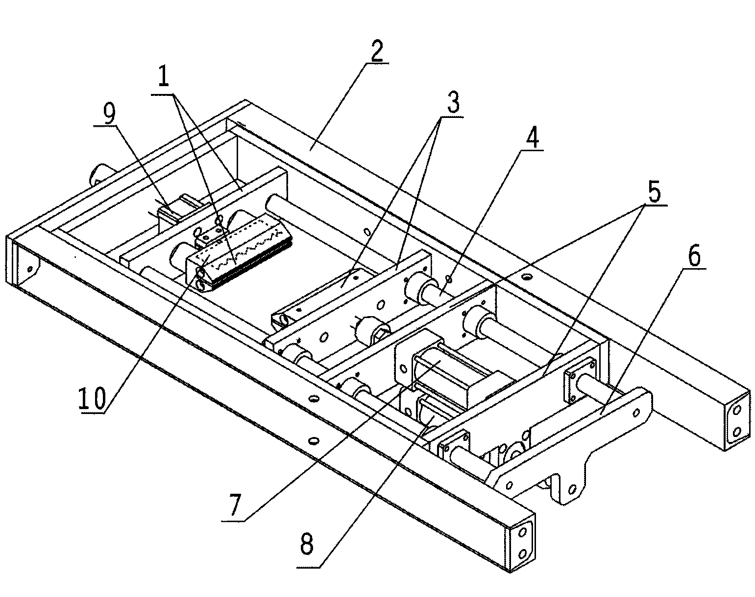 Sealing and cutting device of film packaging machine