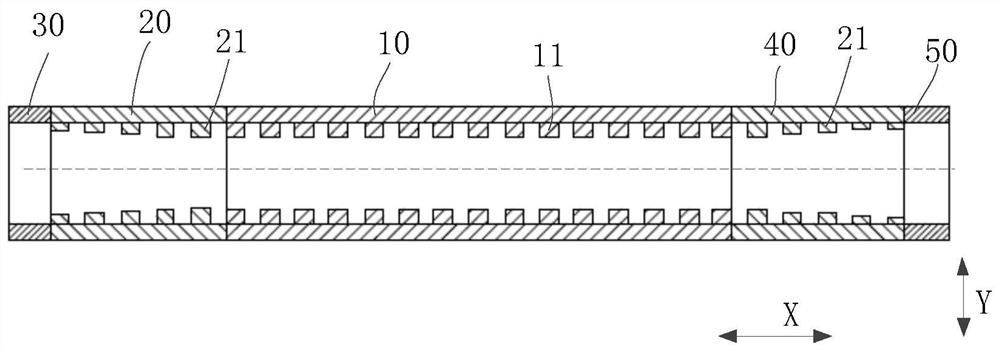 Electromagnetic wave transmission waveguide