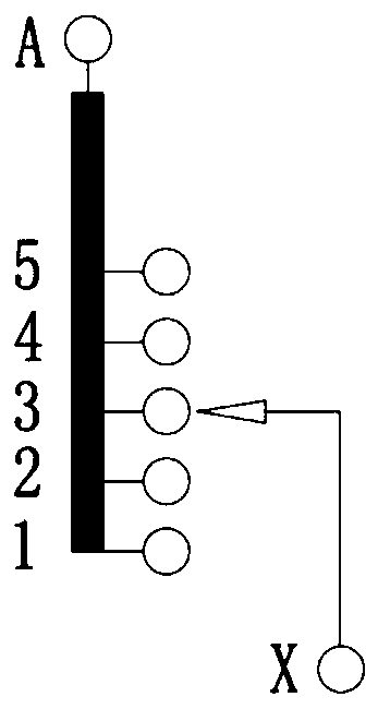 Off-circuit tap-changer with in-place operation hand feeling