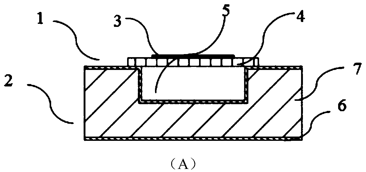 Air-coupled capacitive micromachining ultrasonic transducer, preparation method and application