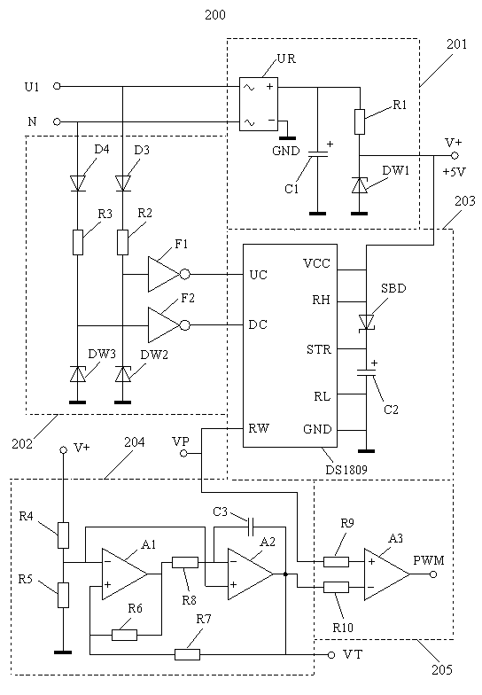 Dimming circuit and method of LED (Light Emitting Diode) lighting lamp