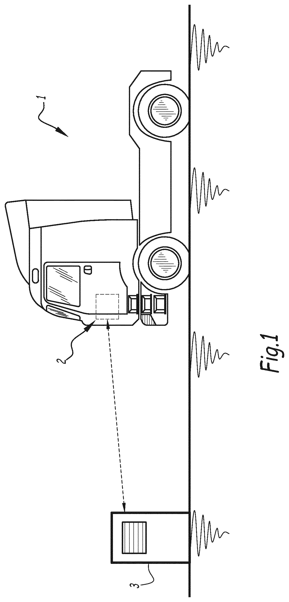 A method for estimating the ageing of an exhaust gas sensor and an industrial vehicle for implementing this method