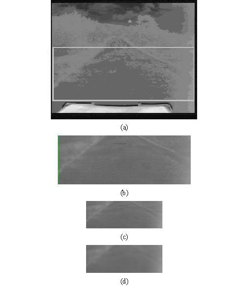 Road border detection method based on infrared image