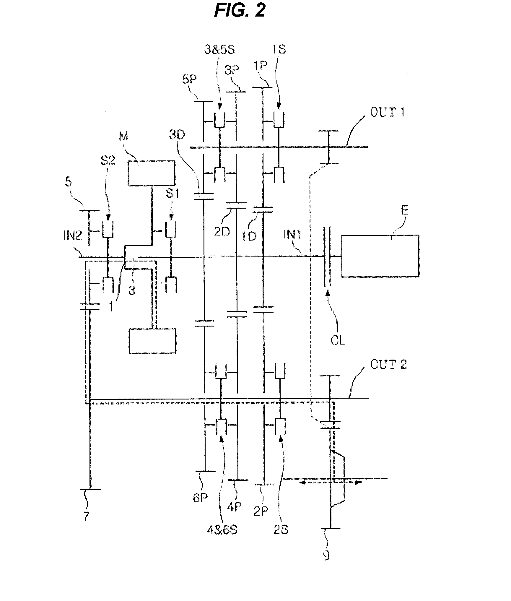 Amt hybrid transmission