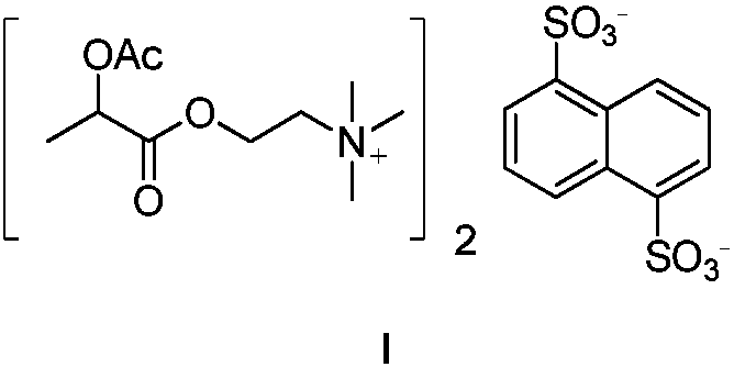 Industrial preparation method of aclatonium napadisilate