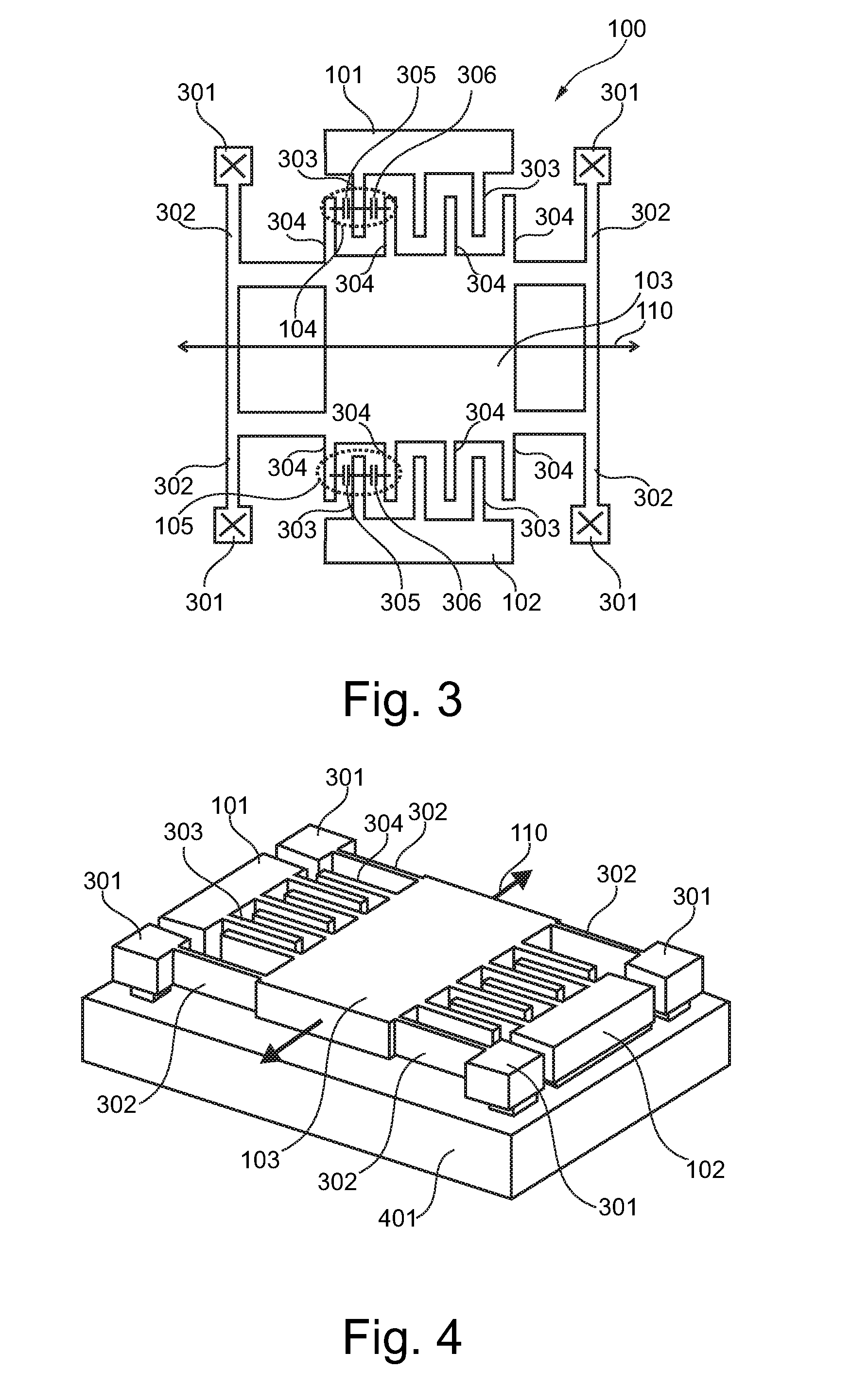 Capacitive sensor device and a method of sensing accelerations