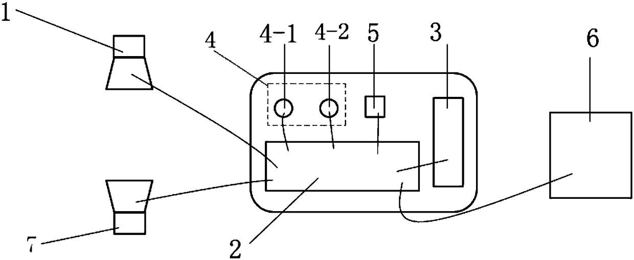 Printing paper tape lateral vibration testing device and testing method