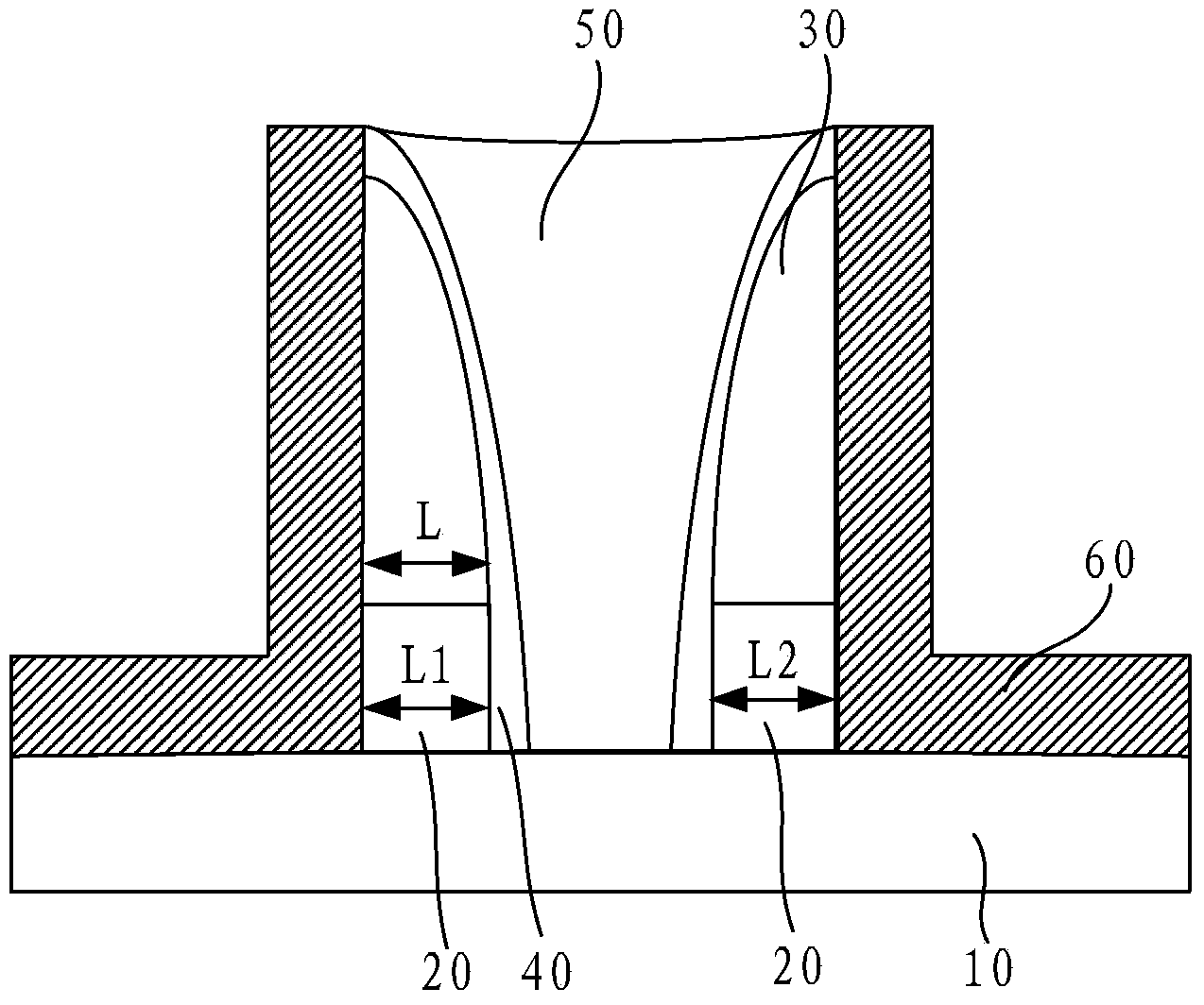 Split gate resistor structure and manufacturing method thereof