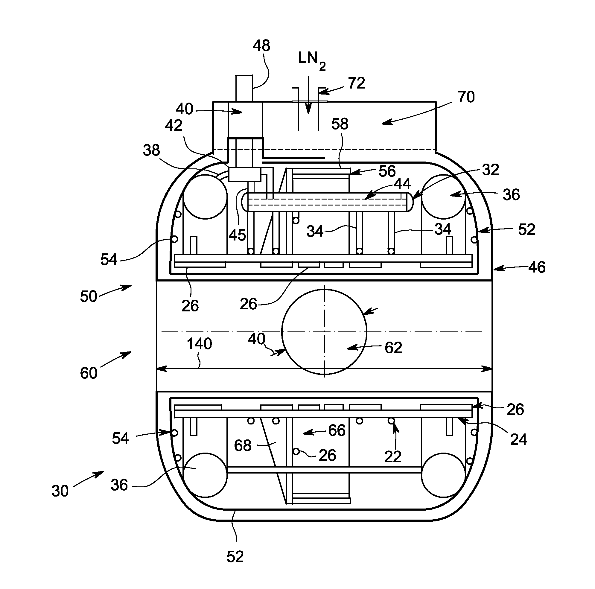 Cooling system and method for cooling superconducting magnet devices