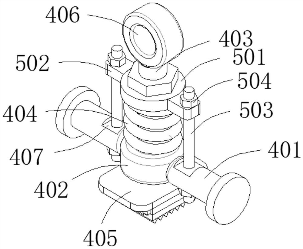 Anti-skid safety auxiliary device for laying coal cutter cable on large-dip-angle fully mechanized coal mining