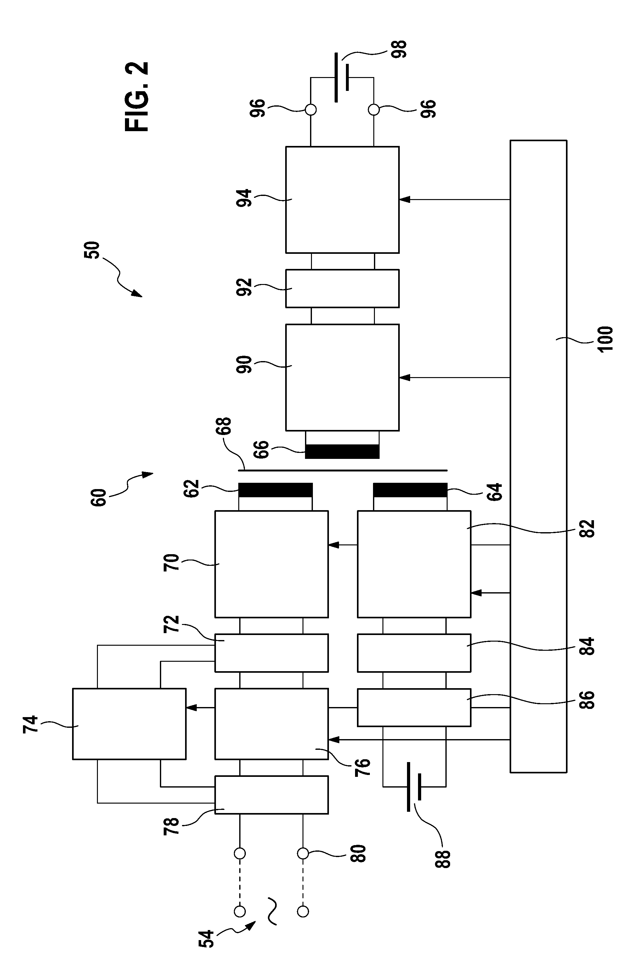 Converter circuit and method for transferring electrical energy