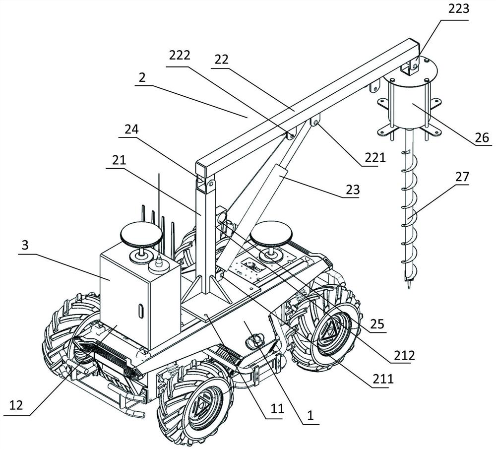 Planting robot for ecological restoration