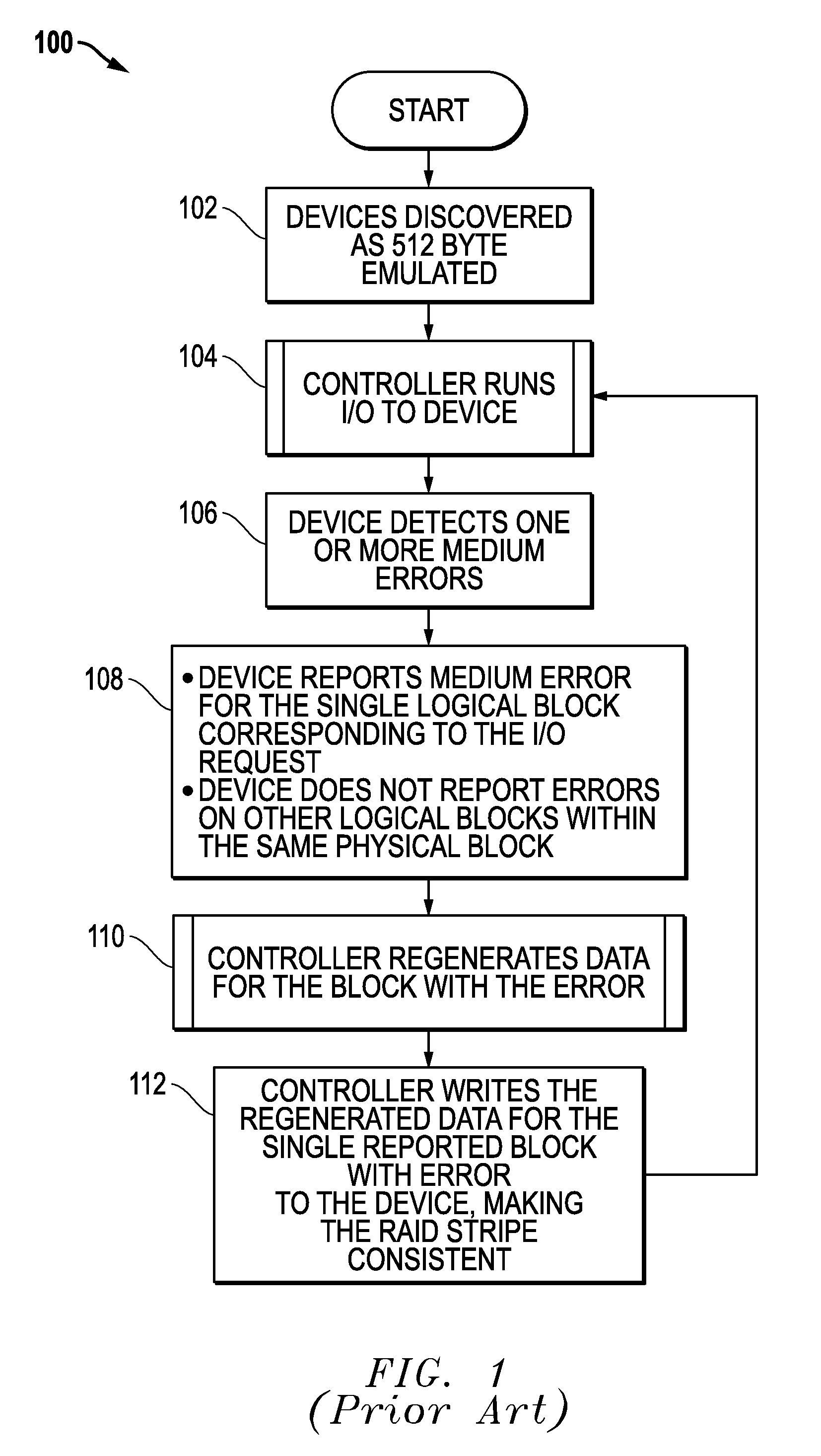 Systems and methods for medium error reporting and handling in storage devices