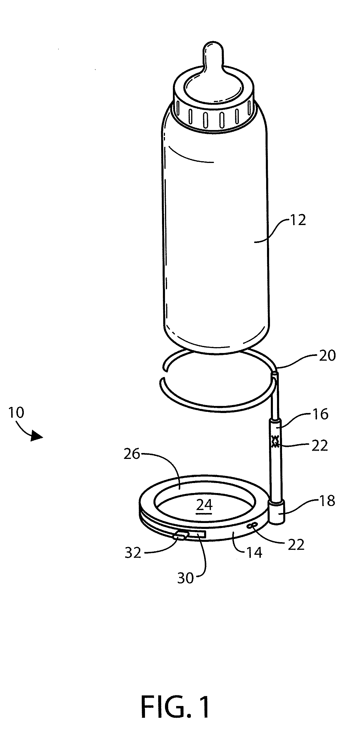 Entertainment attachment for baby bottles