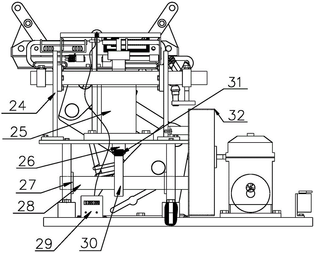 Chair adjustment mechanism life detection device and detection method