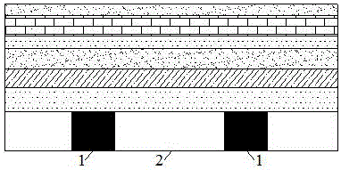Step type structure filling method for second mining of coal pillars of remnant mining areas