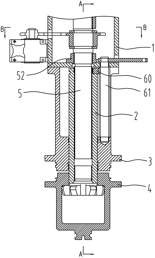 Back air filling device of tire