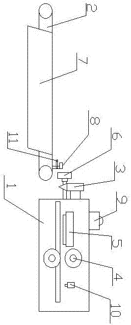 Electric wire cut-off machine with detection device