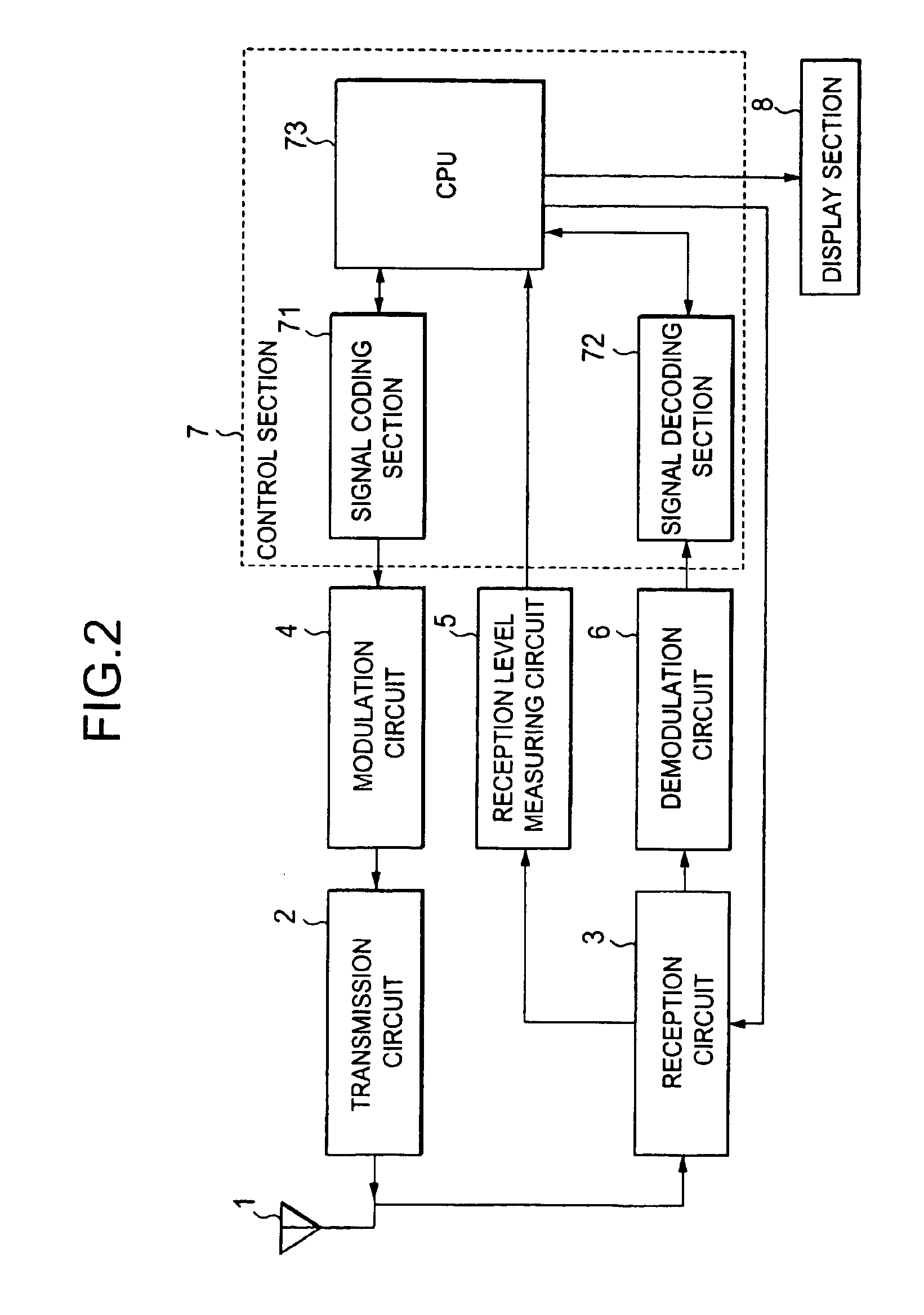 Portable telephone with moving status detection function