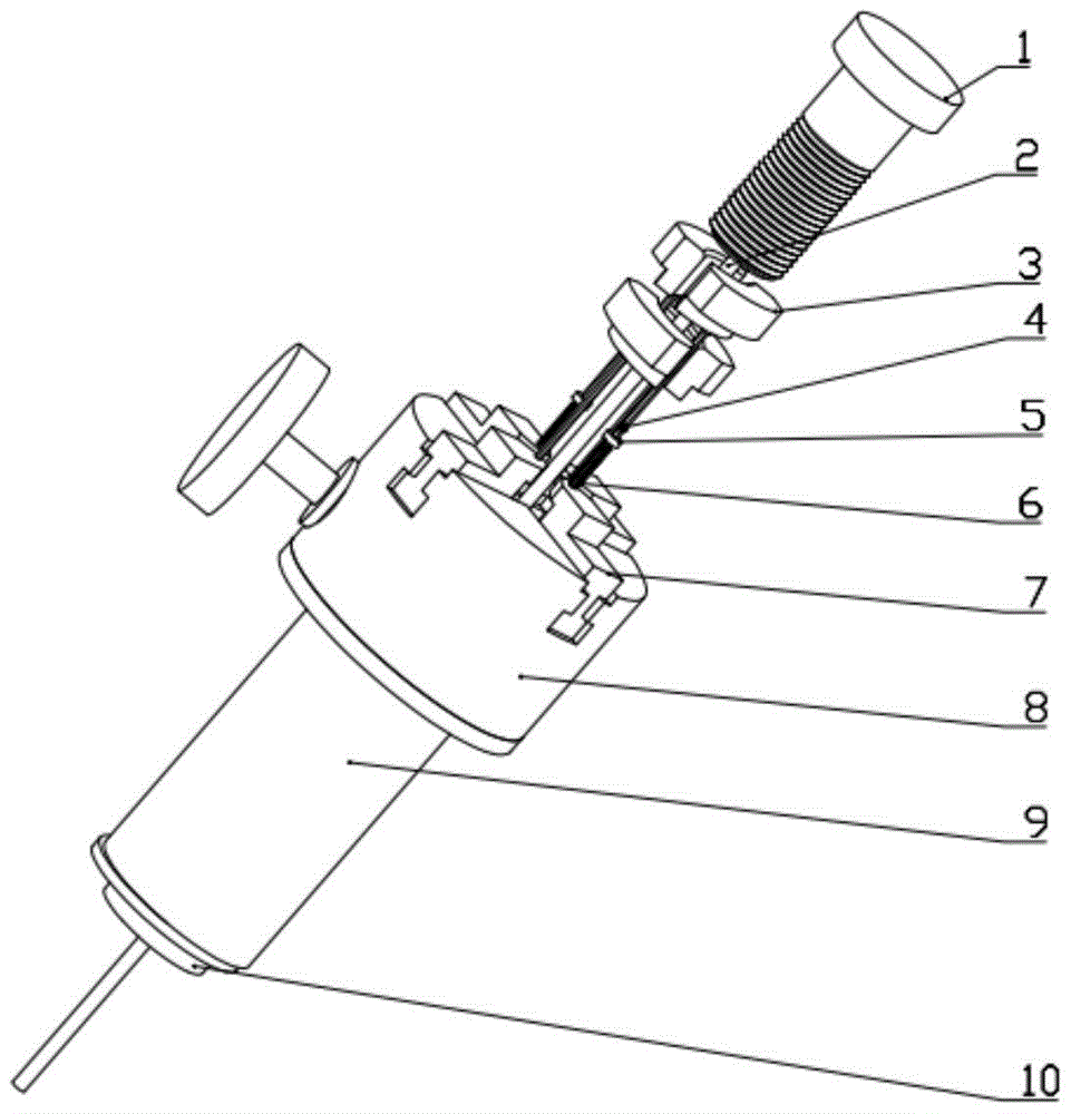 A bevel gear transmission type unilateral bolt fastener installation tool