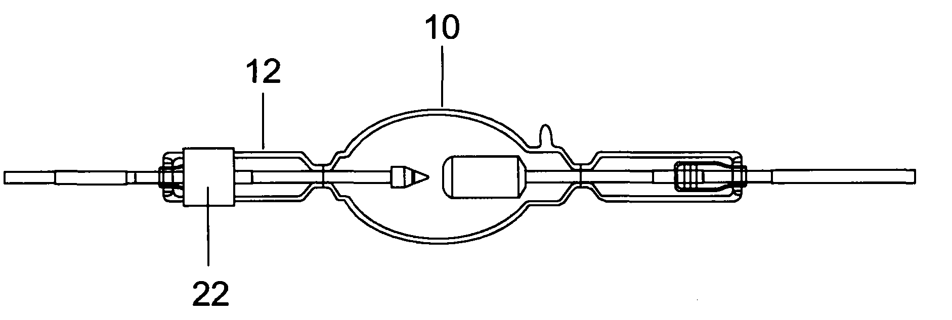 Method for assembling a socket for a discharge lamp and discharge lamp