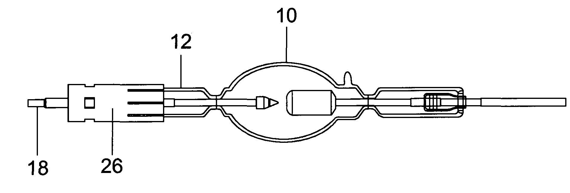 Method for assembling a socket for a discharge lamp and discharge lamp