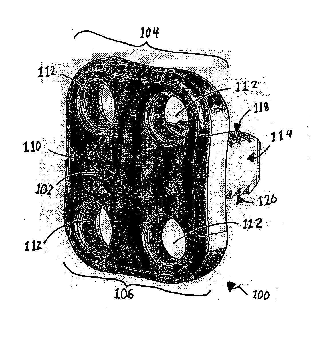 Flanged interbody fusion device with locking plate