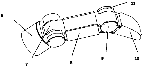 Multifunctional flexible grabbing mechanism