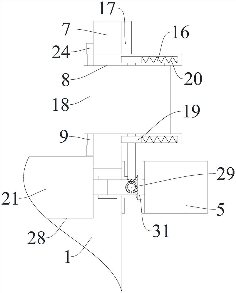 Electric control edge sealing device for plate processing