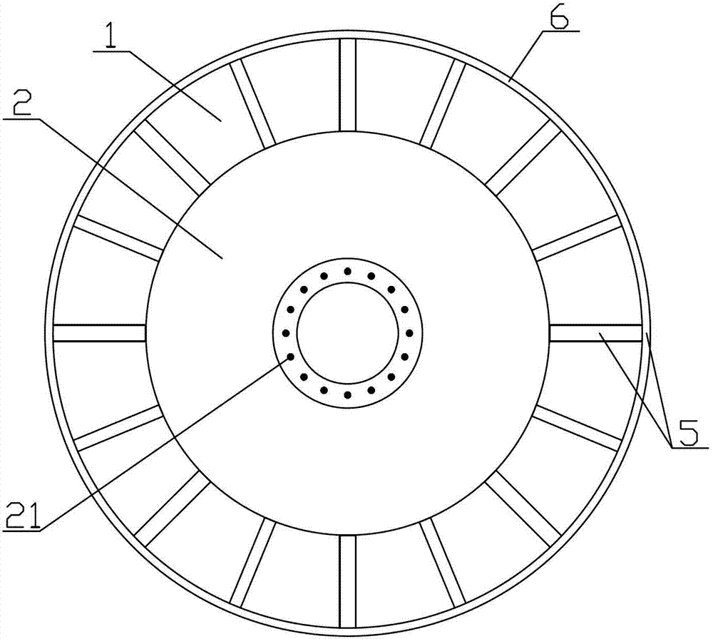 Steel-concrete composite cylindrical foundation structure and construction method thereof
