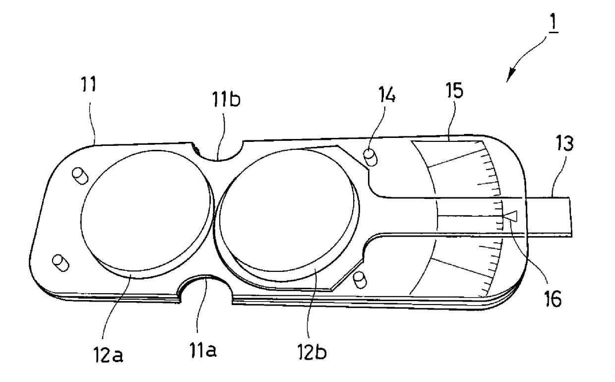 Hand-held cyclodeviation measurement device