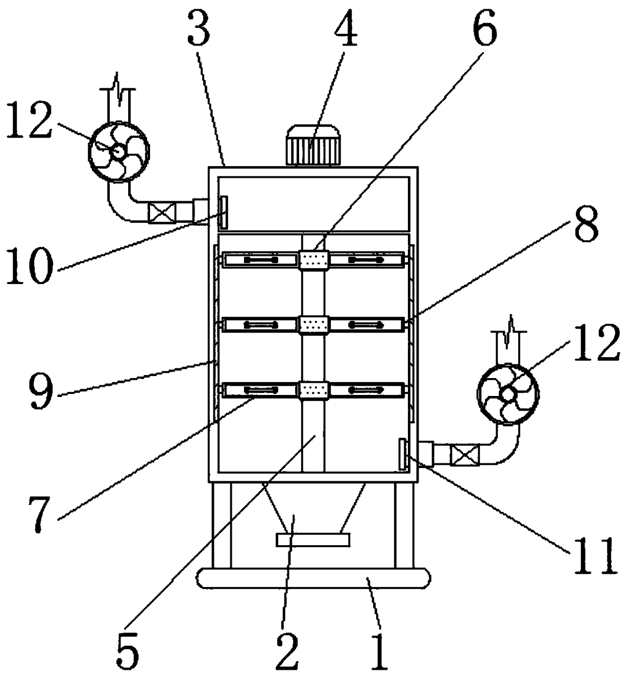 Collection device with screening function applied to dust detection