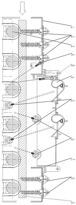 High-pressure water dephosphorization machine