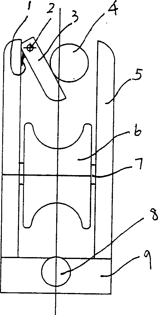 Guiding device for laying cable and optical cable